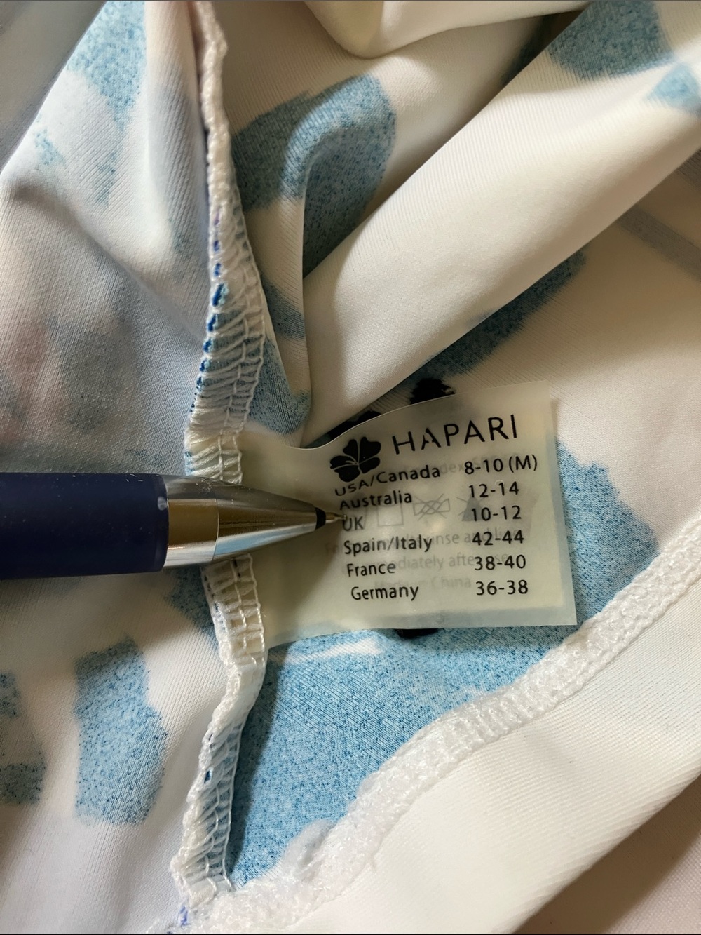 Hapari Multicolor High Neck tank with Swim Shorts Medium - Picture 5 of 6